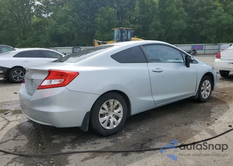 2012 Honda Civic Lx из США, поврежденный, VIN 2HGFG3B55CH532281